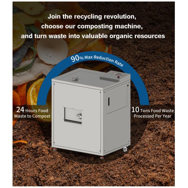 Commercial Garbage Disposal Compost Making Machines Food Waste Recycling Machine