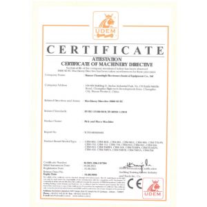 CHARMHIGH  TECHNOLOGY  LIMITED Certifications