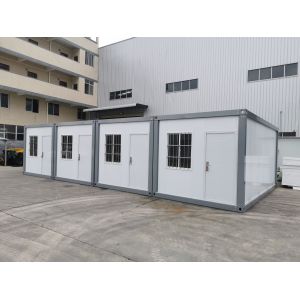 Security Office Container House , Detachable Fabricated Modular Container House