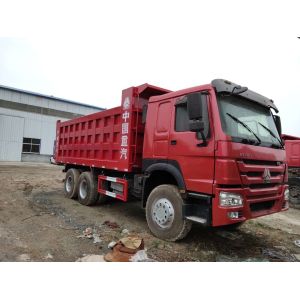 China 6x4 Used Howo Tipper Trucks 10 Wheels Low Oil Consumption on sale