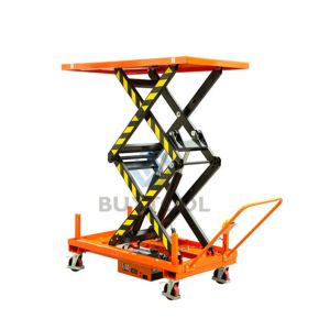 Q345B Mobile Scissor Lift Platform Table 2000mm 1000kg