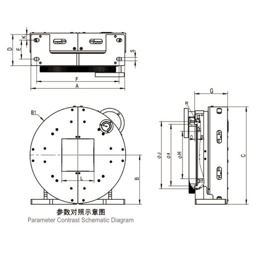High Speed Pneumatic Chuck For 9" Tube For Laser Tube Cutting Machine
