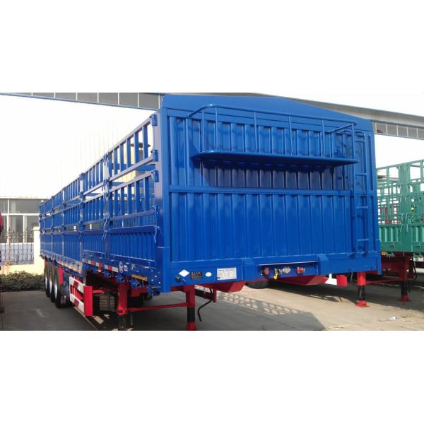 High Wall 3 Axles Beer Transport Air Suspension Fence Trailer