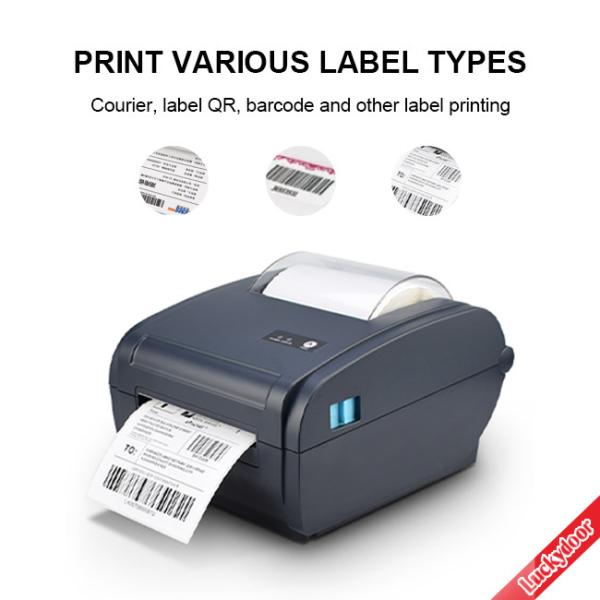 4inch 110mm Wireless Thermal Barcode Printer 160mm/S High Speed USB LAN Bluetooth Desktop
