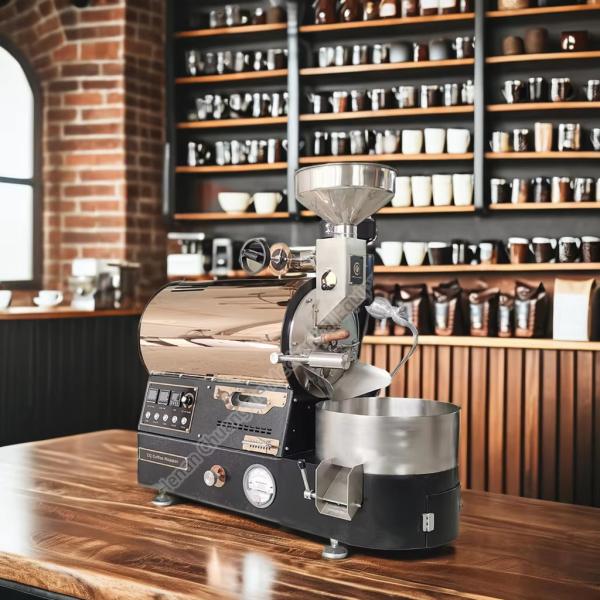 Hot Air Coffee Roaster Machine Gas Heating Coffee Bean Roasters Home Roasting