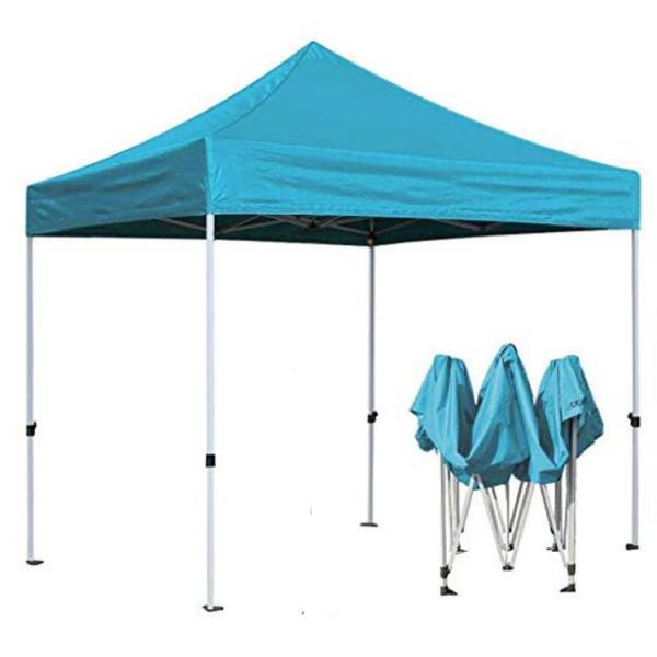 Buy Custom Trade Show Pop Up Canopy Tent , Portable Folding Tent Blue Color at wholesale prices