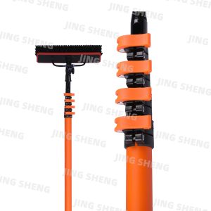 50ft Anti-Spin Carbon Fiber Telescopic Window Cleaning Pole For high-rise window
