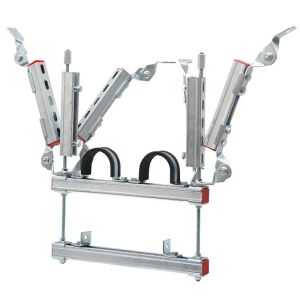 Metal Carbon Steel Seismic Support Fittings Galvanized 10000 Lbs