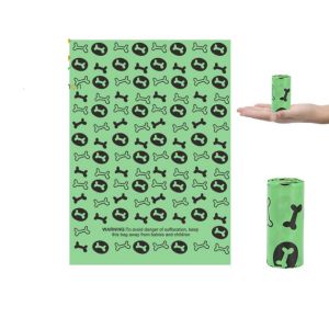 Poop Pickup Biodegradable Dog Bags Leakproof With Handles
