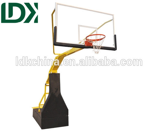 Buy Adjustable Manual Hydraulic Portable Basketball Stand Hoop Training Equipment at wholesale prices