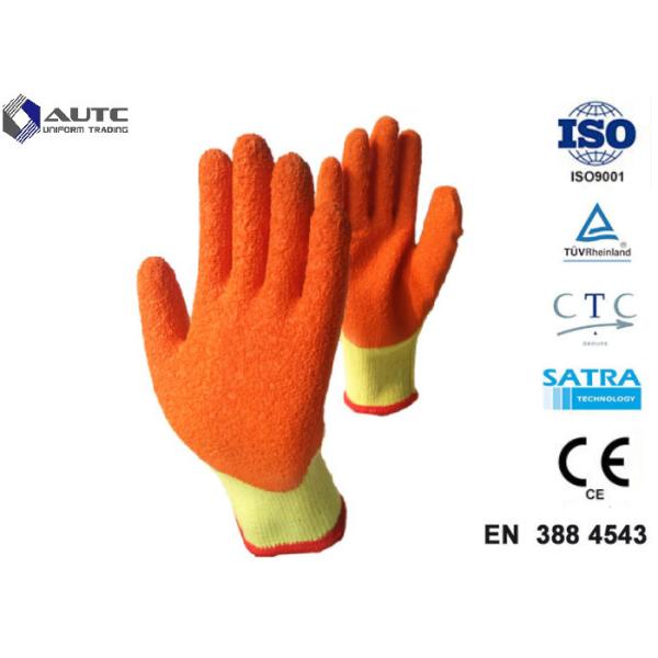 Mechanical Personal Protective Equipment Gloves Elasticated Cuff For Glass