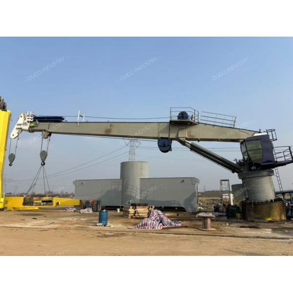 OUCO 3T40M Telescopic Boom Offshore Crane for Oil and Gas Platform