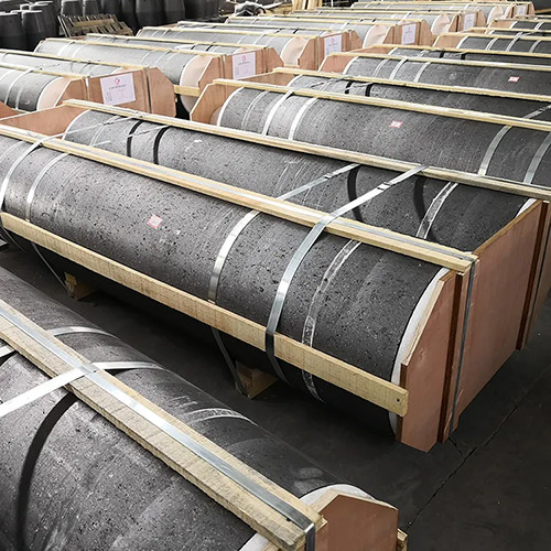 High-Performance Graphite Electrodes UHP 550mm 650mm 750mm With Nipples Ultra