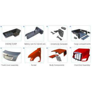 Prototyping Part Consolidate SMC And RTM Technology Good Aerodynamics