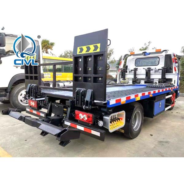 Buy 4x2 6TIRES EuroII 3-5tons Light Duty Wrecker Tow Truck For Broke Car Drag & Transfer With Cummims Engine at wholesale prices