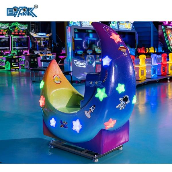 Buy Cute Small Bear Kiddy Ride Machine Amusement Swing Car Toy Coin Operated Fiberglass Material at wholesale prices