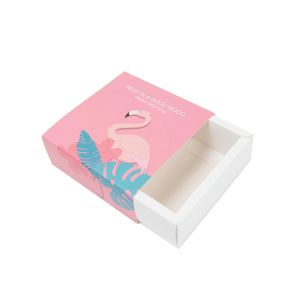 Custom Order Accepted Sliding Cover Paper Packaging Drawer for Wedding Gift