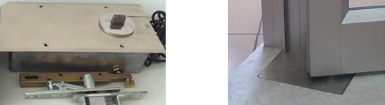 Stainless Steel 24v Brushless Motor for Floor Spring Door Operator 75W