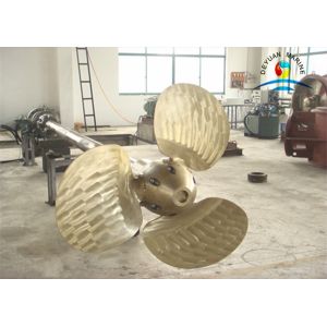 Copper Controllable Boat Parts , Pitch Propeller Marine Propulsion Engine