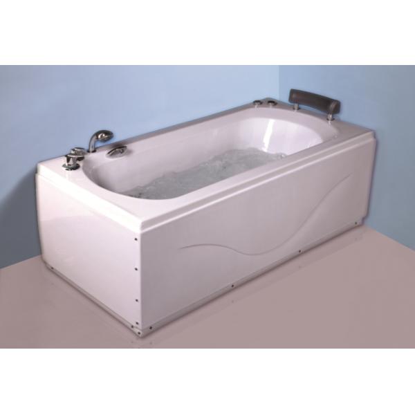 Buy White Color Mini Indoor Hot Tubs Rectangle With Air Switch Control at wholesale prices