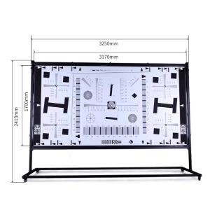 120000lux 8x ISO1233 Resolution Test Chart Bracket AC100V