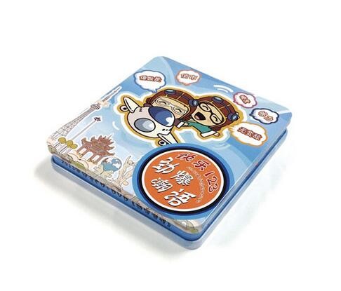 Buy Rectangular Double Lid CD Tin Box at wholesale prices