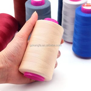 Low Moq 40/2 5000yds Polyester Sewing Thread For Machine Sewing With 100%