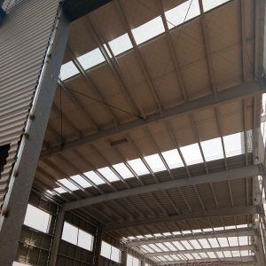Fireproof Steel Structure Building 15-36m Span Prefabricated Industrial