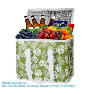 Promotional Custom Logo Printed Eco Friendly Large Capacity Food & Medical Tote