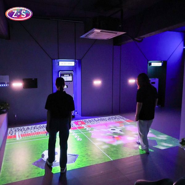 Wireless Control All-in-one Mobile Interactive Floor Projection With Touch