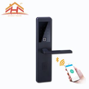 Theft Proof Face And Fingerprint Lock Tempered Glass Touch Screen With Hidden