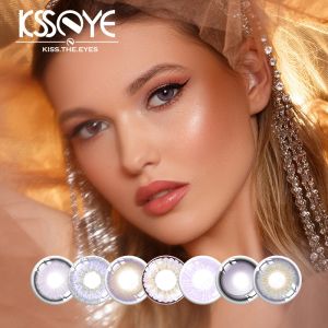 KSSEYE Magic Eye Contacts Lens Fancy Look 1 PAIR 2 PCS Evil Eye Purple Animation