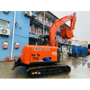 7 Ton Original Japan Used Hitachi ZX70 Crawler Excavator With 40.5KW Engine