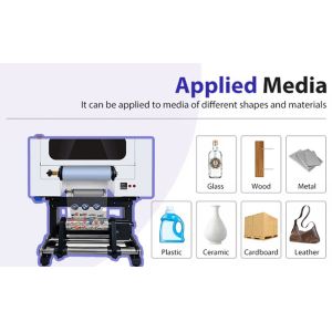 AB Film Printing Solution UV DTF Printer in Small Size Sticker Printing