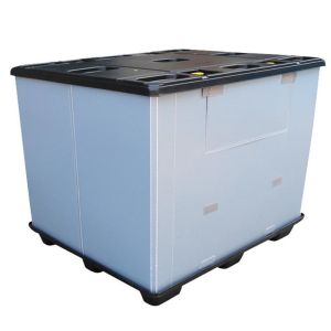 Quality Customized Plastic Coaming Box Moving Folding Storage Containers Waterproof for sale