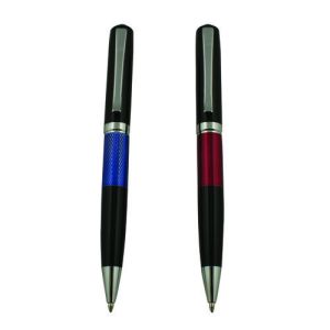 China Silky Smooth Promotional Metal Pens , Blue Ink Professional Ballpoint Pen on sale