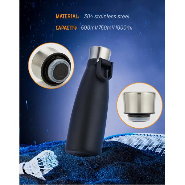 17 Oz Double Wall Stainless Steel Water Bottles Portable