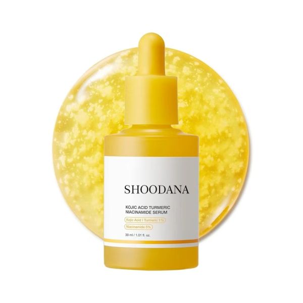 Turmeric & Niacinamide Anti-Aging Whitening Serum with Hyaluronic Acid & Vitamin C for Face Hydration & Barrier Support