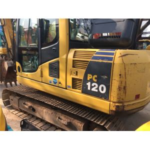 Used Komatsu PC120 Crawler Excavator S4D105-5 engine 11T weight with Original