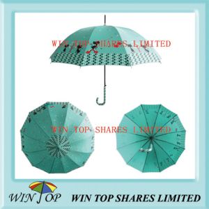 China 23 Auto Straight Fahionable Green Umbrella (WT5089) on sale
