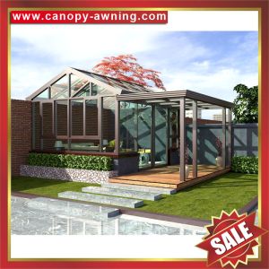 high quality outdoor backyard prefabricated solar aluminum glass sun house