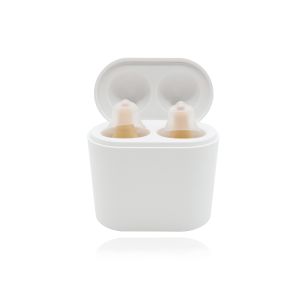 White Rechargeable CIC Hearing Aids