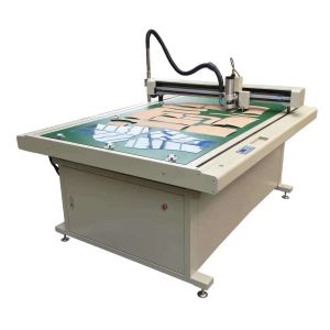 China Blue Frame Silver Case Cutting Machine for PVC PET Acrylic Epoxy Resin Sheet Milling on sale