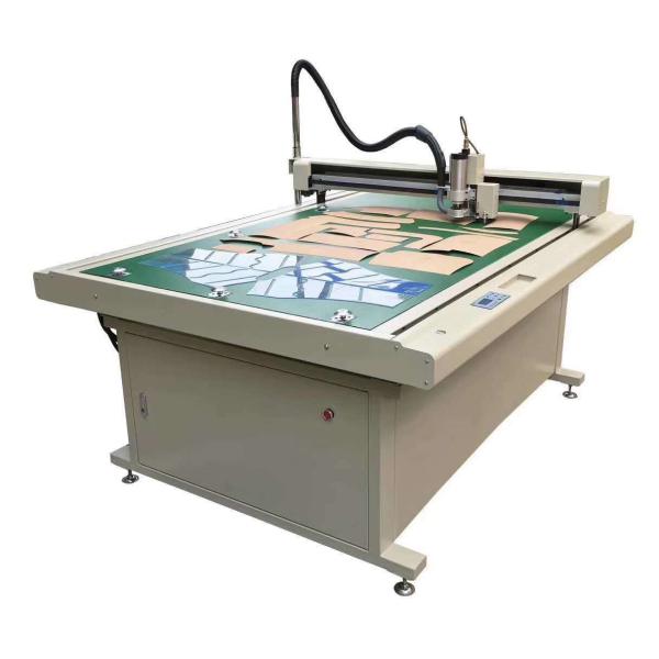 Buy Blue Frame Silver Case Cutting Machine for PVC PET Acrylic Epoxy Resin Sheet Milling at wholesale prices