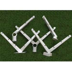 Galvanized V Shape Barbed Wire Extension Arm Six Strands For Security Fence