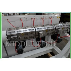 High Output Plastic Extrusion Machine , PE / HDPE Dough Extruder Machine