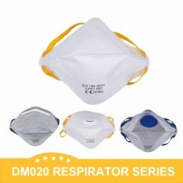 CE 149 FFP2 Non-woven Particulate Face Dust Masks with Valved -C Flat-fold