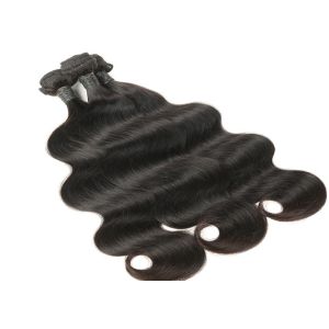 7a Grade 10-24 Inches Brazilian Natural Short Black Body Wave Hair