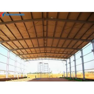 China Prefabricated Steel Structure Steel Sandwich Panel Farm Shed on sale