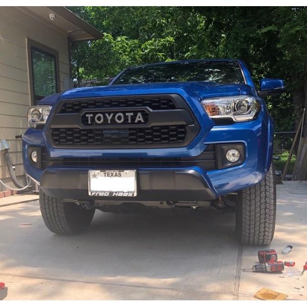 ABS Front Mesh Grill For Toyota Tacoma Grill 2016 + 2017 With Letter And TRD Logo